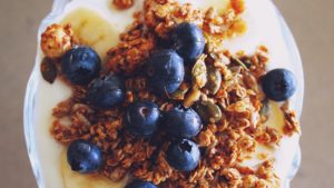 Oatmeal and Blueberries