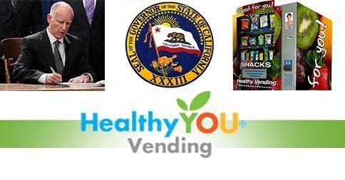 California Governor Jerry Brown Signs Legislation Requiring Healthy Options In Vending Machines